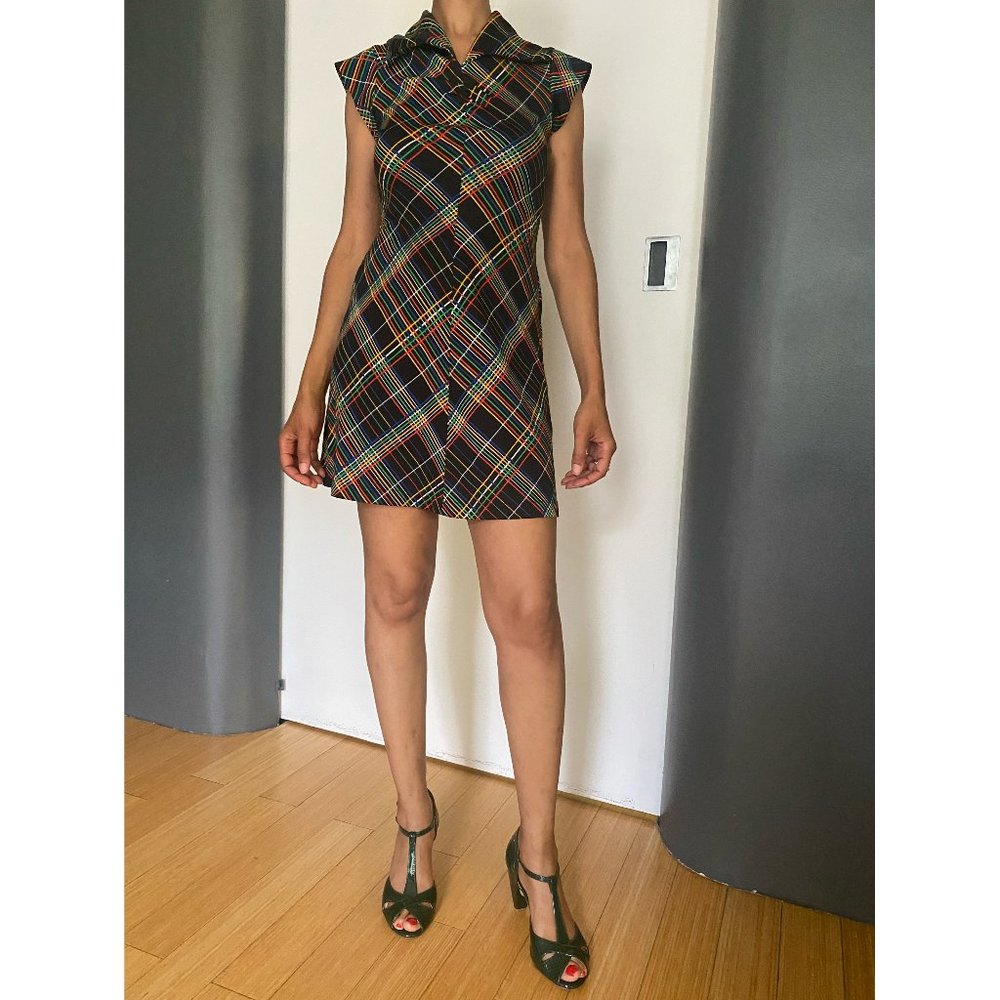 Vintage Striped Minidress